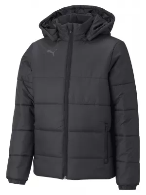 Sako PUMA TEAMLIGA PADDED JACKET JR 657266_03 PUMA ČIERNA/PUMA BIELA