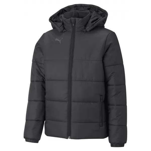  Sako PUMA TEAMLIGA PADDED JACKET JR 657266_03 PUMA ČIERNA/PUMA BIELA 