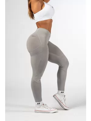 Formujúce legíny s vysokým pásom GLUTE PUMP 247 GREY Nebbia