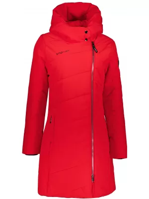 Damský kabát ALTISPORT ONEBA ČERVENÝ