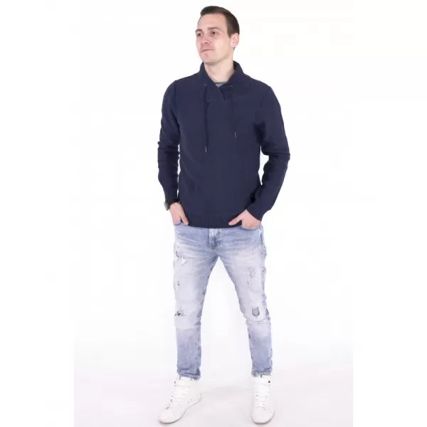  Pánsky sveter ALTISPORT ZUSEN MPLS089 TMAVO MODRÁ 