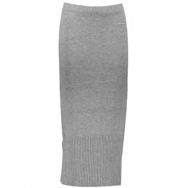 Dámska sukňa KIXMI Myria SVETLO SIVÝ MELÍR 