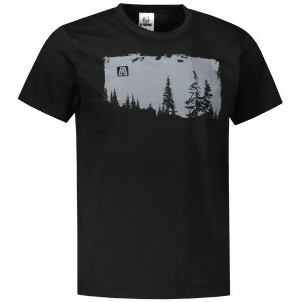  Pánské triko ALTISPORT CARRYOVER ALM111129 ČERNÁ 