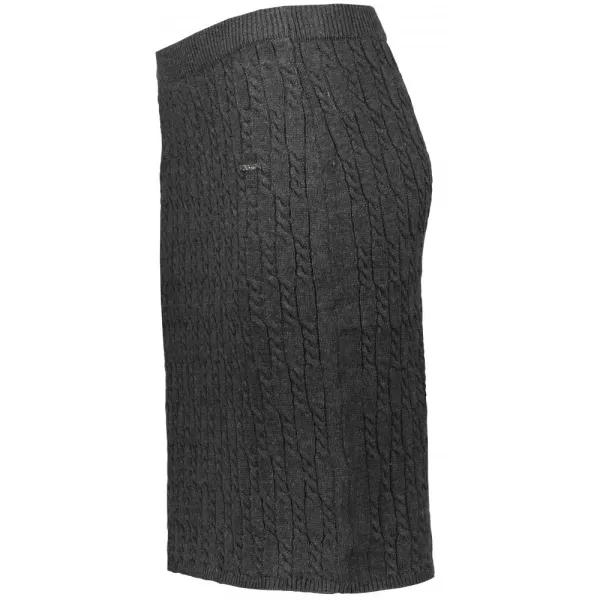  Dámska sukňa KIXMI ONORA tmavo šedý melír 