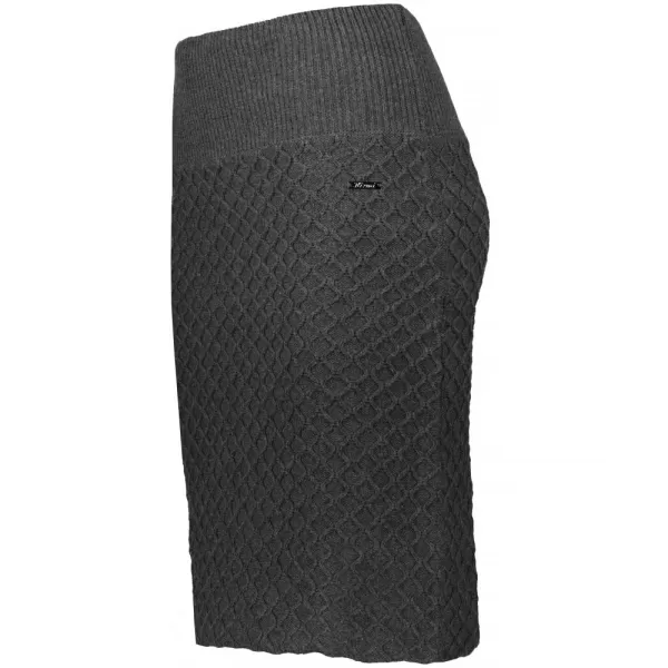  Dámska sukňa KIXMI ORIS tmavo šedý melír 