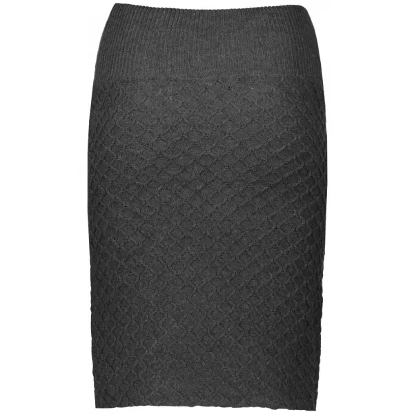  Dámska sukňa KIXMI ORIS tmavo šedý melír 