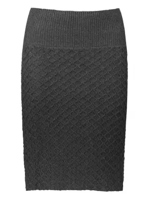 Dámska sukňa KIXMI ORIS tmavo šedý melír