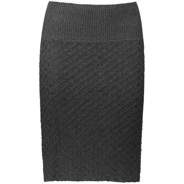  Dámska sukňa KIXMI ORIS tmavo šedý melír 