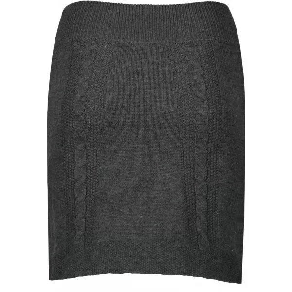  Dámska sukňa KIXMI ODEA tmavo šedý melír 
