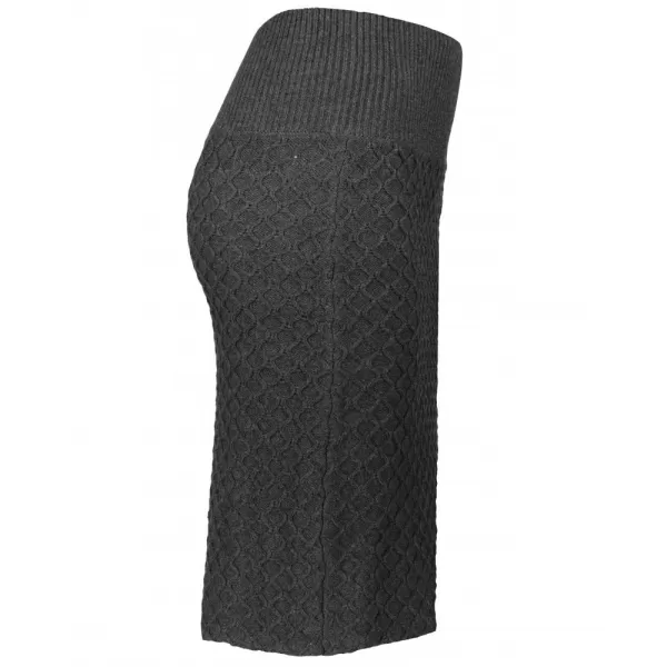  Dámska sukňa KIXMI ORIS tmavo šedý melír 