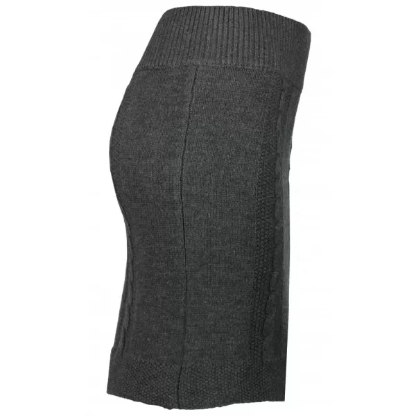  Dámska sukňa KIXMI ODEA tmavo šedý melír 