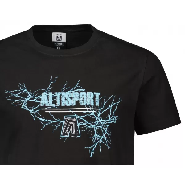  Pánské triko ALTISPORT CARRYOVER ALM165129 ČERNOMODRÁ 
