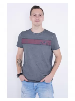 Pánske tričko ALTISPORT ARMAN TMAVO ŠEDÁ