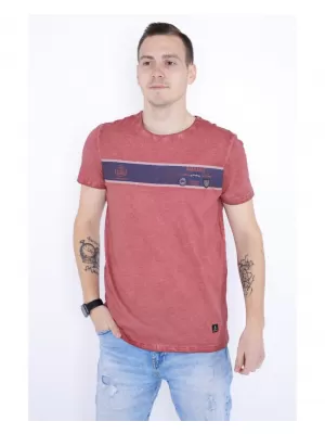 Pánske tričko ALTISPORT ARMAN VÍNOVÁ