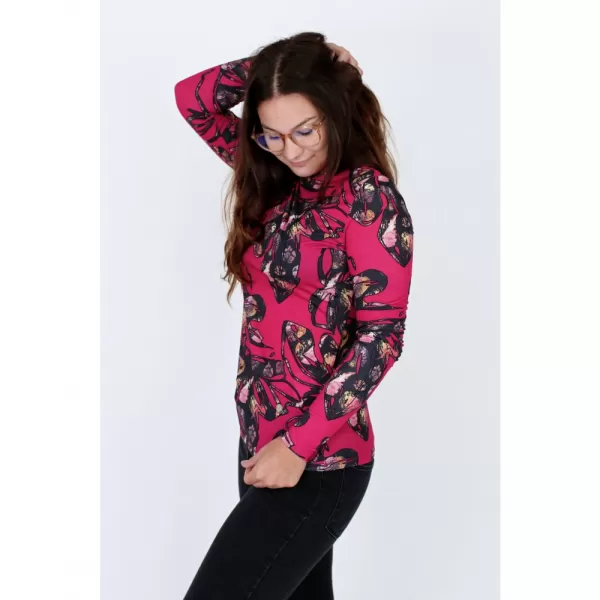  Dámsky rolák KIXMI RINA RUŽOVÁ 