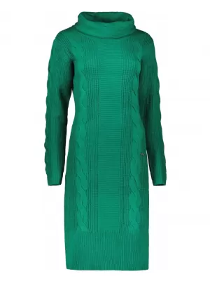 Dámsky predĺžený sveter ALTISPORT BELLA ZELENÁ