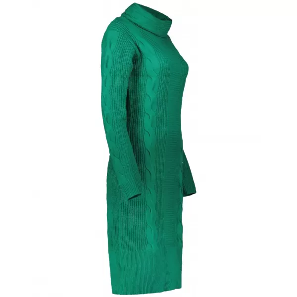  Dámsky predĺžený sveter ALTISPORT BELLA ZELENÁ 