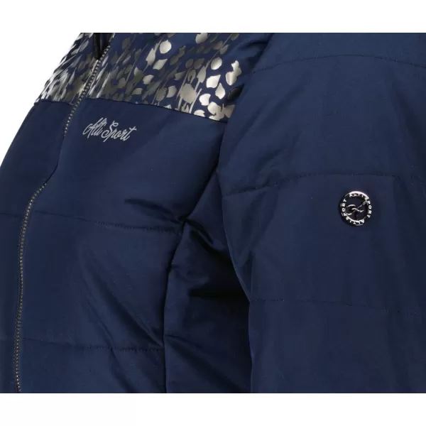  Dámsky kabát ALTISPORT BEVERLY TMAVO MODRÁ 