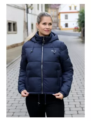 Dámska bunda KIXMI REINA TMAVO MODRÁ