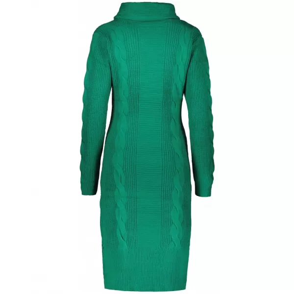  Dámsky predĺžený sveter ALTISPORT BELLA ZELENÁ 