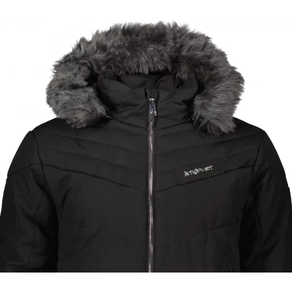  Pánska zimná bunda ALTISPORT BALDER ČIERNA 