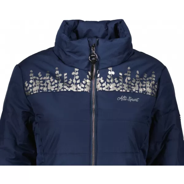  Dámsky kabát ALTISPORT BEVERLY TMAVO MODRÁ 