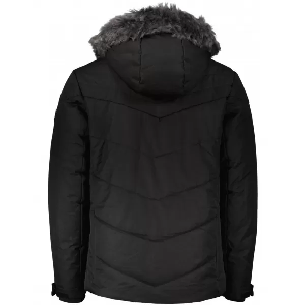  Pánska zimná bunda ALTISPORT BALDER ČIERNA 