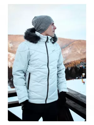 Pánska zimná bunda ALTISPORT BALDER SVETLO ŠEDÁ