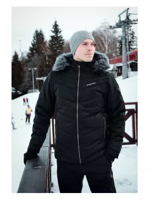 Pánska zimná bunda ALTISPORT BALDER ČIERNA