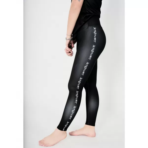  Dámske dlhé legíny premium ALTISPORT VOJ/ALW021LEG01 čierna 