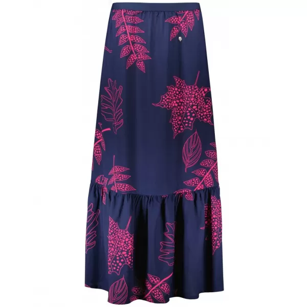  Dámska sukňa KIXMI SUMEY TMAVO modrá 