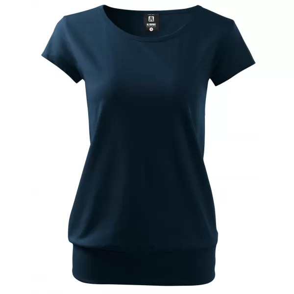  Dámske tričko ALTISPORT NoPrint NP/ALW021 NÁMORNÁ modrá 