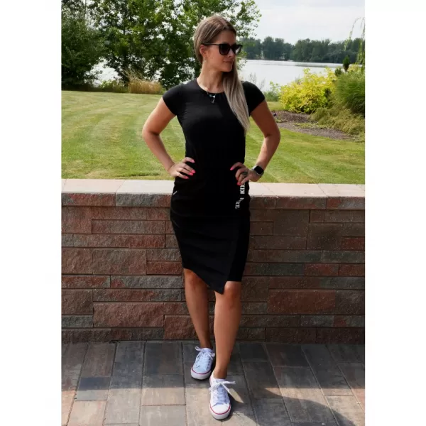  Dámska sukňa KIXMI SIBILA čierna 