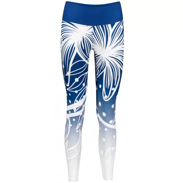 Dámske dlhé funkčné legíny premium ALTISPORT VOJ/ALW045LEG01 NÁMORNÁ MODRÁ/BIELA 