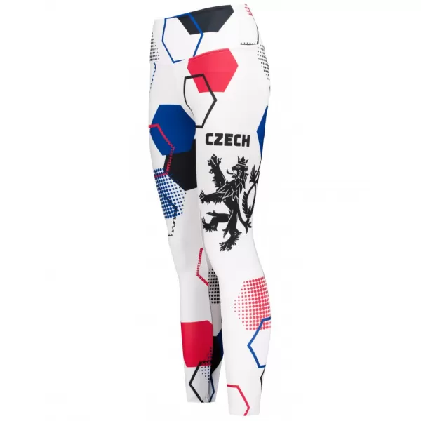 Dámske dlhé funkčné legíny premium ALTISPORT VOJ/ALW036LEG01 HEXA biela 