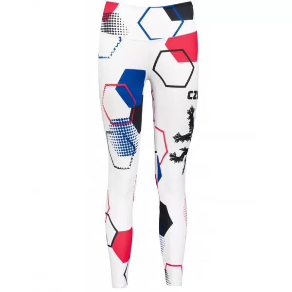  Dámske dlhé funkčné legíny premium ALTISPORT VOJ/ALW036LEG01 HEXA biela 