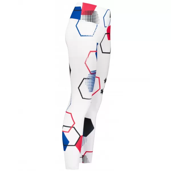  Dámske dlhé funkčné legíny premium ALTISPORT VOJ/ALW036LEG01 HEXA biela 