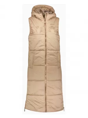 Dámska vesta ALTISPORT DARLA SVETLO béžová