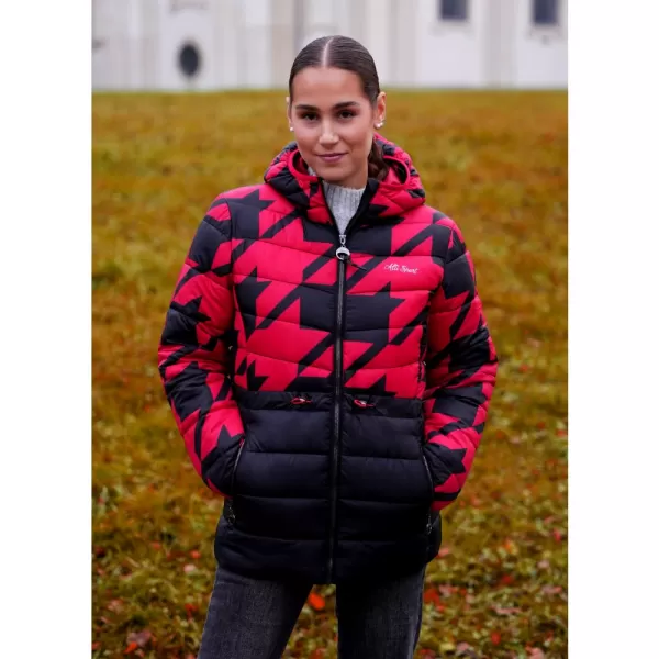  Dámska bunda ALTISPORT DARCIA ČIERNA/ČERVENÁ 