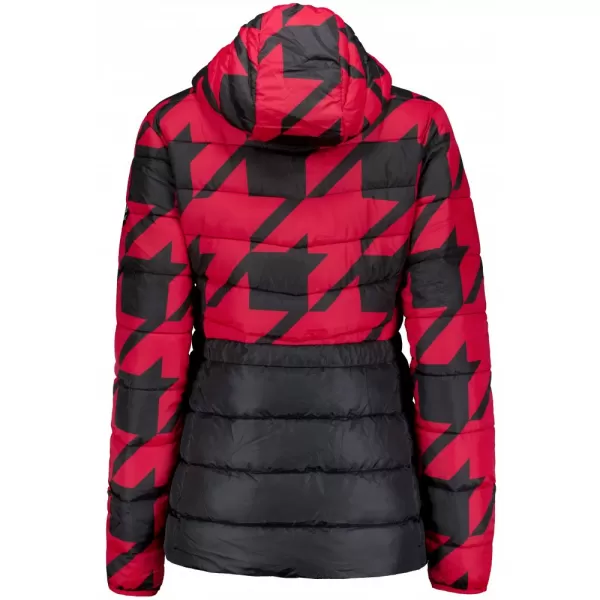  Dámska bunda ALTISPORT DARCIA ČIERNA/ČERVENÁ 