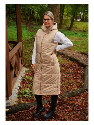 Dámska vesta ALTISPORT DARLA SVETLO béžová