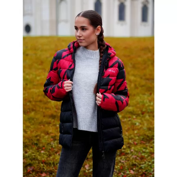  Dámska bunda ALTISPORT DARCIA ČIERNA/ČERVENÁ 