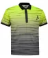 Pánske funkčné tričko s golierom premium ALTISPORT VOJ/ALM031TR05 ČIERNA/NEON YELLOW