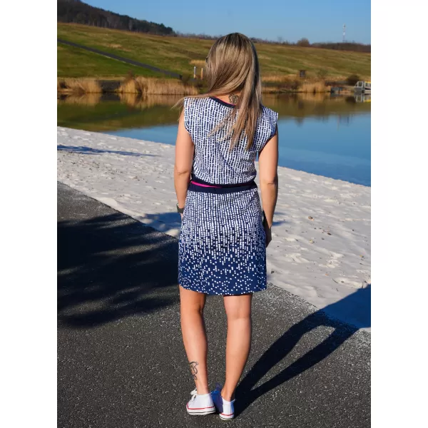  Šaty ALTISPORT EUSTASIA TMAVO MODRÁ 