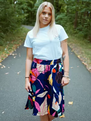 Dámska sukňa ALTISPORT ELIN TMAVO MODRÁ