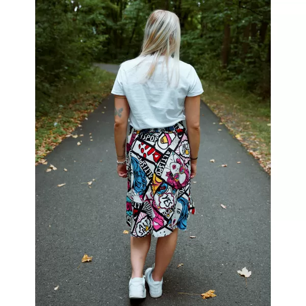  Dámska sukňa ALTISPORT ELIN RUŽOVÝ 