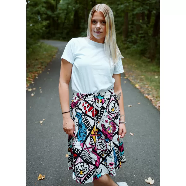  Dámska sukňa ALTISPORT ELIN RUŽOVÝ 