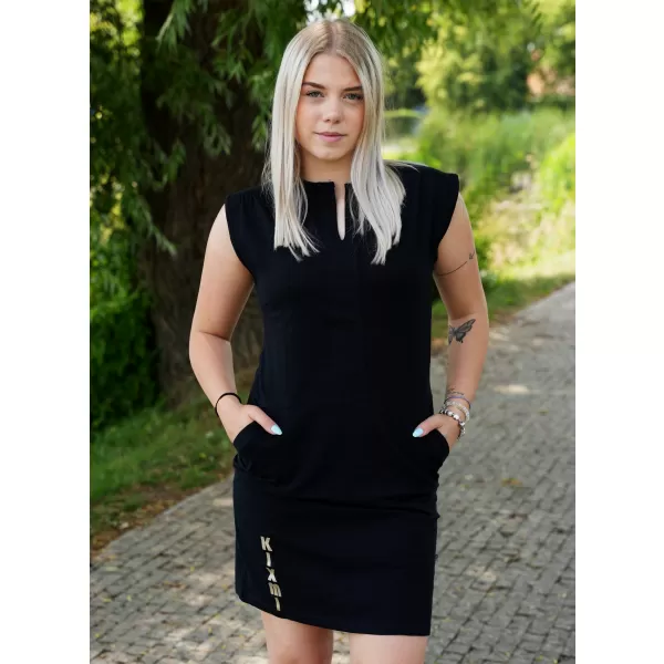  Šaty KIXMI UNEGA ČIERNY 