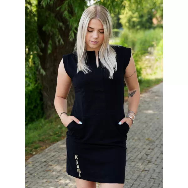  Šaty KIXMI UNEGA ČIERNY 