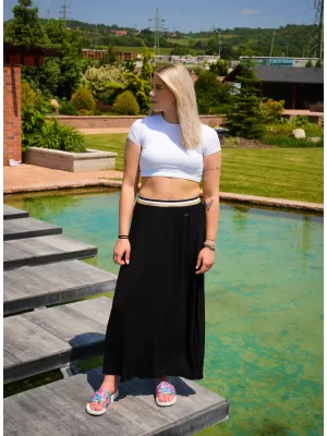 Dámska sukňa ALTISPORT ETTA ČIERNY